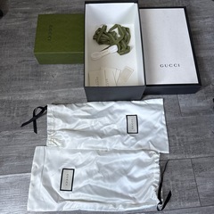 GUCCI 箱　グッチ　シューズ　袋　紐の画像