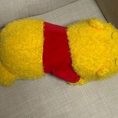 プーさん　ぬいぐるみ　高さ：約18cm 横幅：約50cm  奥行き：約24cm の画像