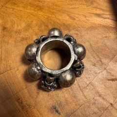 90s スカル リング ドクロ 髑髏 silver ヴィンテージ アンティーク の画像