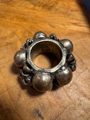 90s スカル リング ドクロ 髑髏 silver ヴィンテージ アンティーク