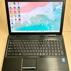 ノートPC Corei7クワッドコア 16GB SSD 500G...