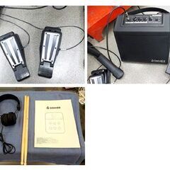 DONNER 電子ドラム DED-70 サウンドモジュール Donner DDA-20 電子ドラム用 アンプ スピーカー 20W 自宅練習用 西岡店 の画像