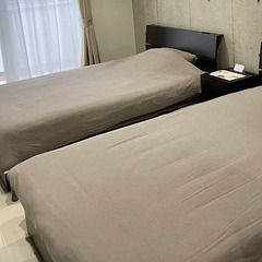 セミダブルベット、マットレス　複数あり