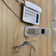 電話機　☎️親機・子機(コードレス)  ケーブル付