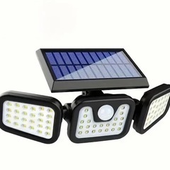 NO231未使用品　ソーラー充電　人感センサーライト