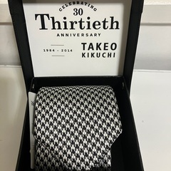 【中古雑貨】メンズファッション　TAKEO KIKUCHI  ネクタイ　未使用品の画像