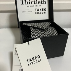 【中古雑貨】メンズファッション　TAKEO KIKUCHI  ネクタイ　未使用品の画像