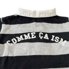COMME CA ISM コムサイズム 長袖 ポロシャツ ボーダー 80 男の子 ベビー キッズ の画像