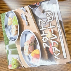 軽量&丈夫　アウトドア用ステンレス、食器セット、ソロキャンプ防災グッズにもの画像