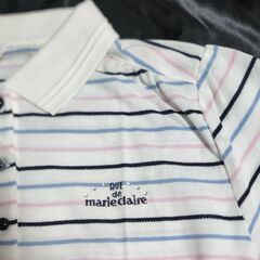 marie claire マリ・クレール ポロシャツ L レディース キャミ付の画像