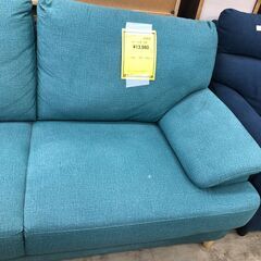 【ジャングルジャングル石津店】ソファー　水色　一人掛け　二人掛け　三人掛け　ハイバック　ワイド　幅170cm 新生活　堺市　石津（の画像