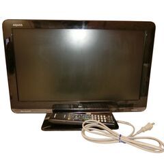 SHARP	AQUOS　液晶カラーテレビ LC-19K3　used品の画像