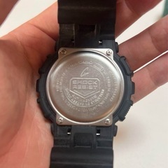 時計屋で新品🔋電池入れ替え❗️未使用に近い❣️カシオ GA/GM 110シリーズ ショックウォッチ ブラック/ゴールドの画像
