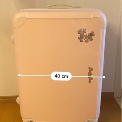 ディズニー【ミッキーミニー】ピンク キャリーバッグ【大容量】の画像
