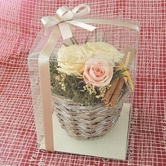 透明ラッピングボックスが売ってあるお店を教えてください