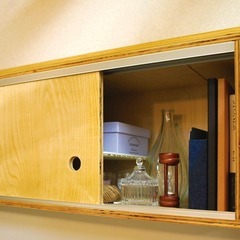 タダであげます！新品未使用！OHSATO 大里 12mm厚板用引き戸レール シルバー 1200mmの画像