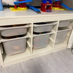 IKEA 美品 トロファスト　おもちゃ収納 の画像