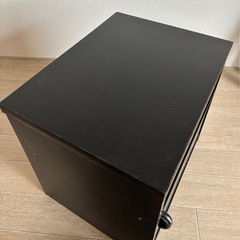 黒★シンプルなテレビ台、キャビネット約44✖️34.5 高さ約40cm位の画像