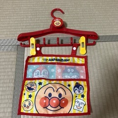 アンパンマン　収納付きハンガーの画像