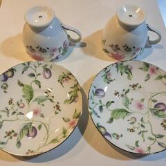 ウェッジウッド　カップ＆ソーサー　２客セット　WEDGEWOODの画像