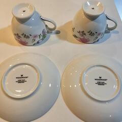 ウェッジウッド　カップ＆ソーサー　２客セット　WEDGEWOODの画像