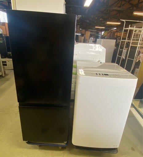 Hisense ハイセンス2点まとめて2ドアノンフロン冷凍冷蔵庫162L