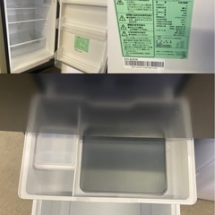 ※ Hisense ハイセンス　2点まとめて　2ドアノンフロン冷凍冷蔵庫　162L 2022年製　洗濯機5.5kg 2021年製　動作確認済みの画像