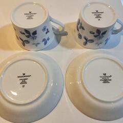 ウェッジウッド　カップ＆ソーサー　２客セット　WEDGEWOODの画像