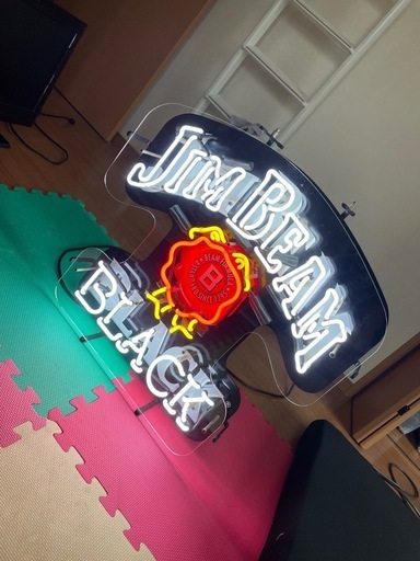 希少！ジム・ビームネオンライト看板