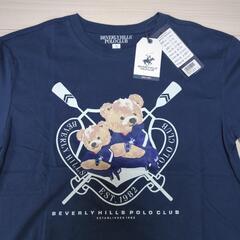 ビバリーヒルズポロクラブ　メンズTシャツ　Sサイズ ネイビーの画像