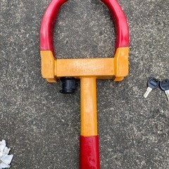 Bigred製　タイヤロック　鍵2本の画像