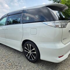 エスティマ☆アエラス☆後期型☆車検令和9年7月☆純正SDナビ☆CD☆DVD☆地デジ☆BT☆ETC☆クルコン☆バックカメラ☆両側パワースライドドアの画像