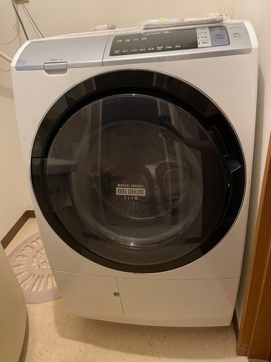 【本日or明日am9時まで】ドラム式洗濯機(問題なく動きます)