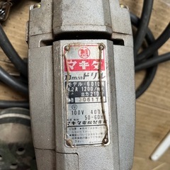 マキタ電気ドリルの画像