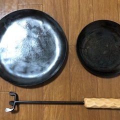 慎塚鉄工所 タキビズム 未使用　フライパンディッシュ  アウトド...