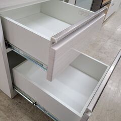J9863　NITORI　ニトリ　キッチンカウンター　ポスティア90　ホワイト　クリーニング済　【リユースのサカイ柏店】の画像