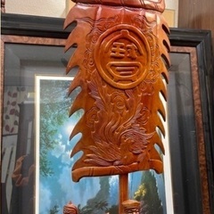 木彫りの七福神 置物 オブジェ 工芸品 彫刻の画像