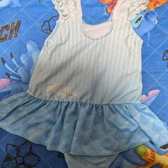 女の子 アリエルワンピース水着 110の画像