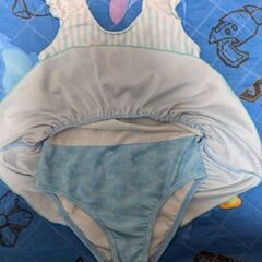 女の子 アリエルワンピース水着 110の画像