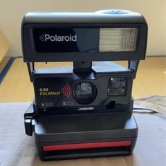 昭和レトロ アナログ画像 動作確認済み 希少 Polaroid 636 Instant Talkポラロイド ポラトーク 箱無し 取説有り POLATALKの画像
