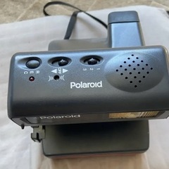 昭和レトロ アナログ画像 動作確認済み 希少 Polaroid 636 Instant Talkポラロイド ポラトーク 箱無し 取説有り POLATALKの画像
