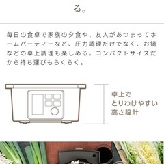 アイリスオーヤマ 2way 電気圧力鍋　  の画像
