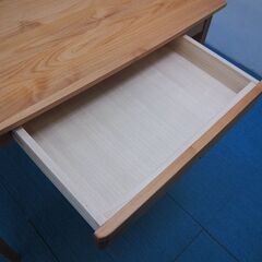 良品 曙工芸 木製デスク 引出し 幅900 奥行450 高さ720mm DA21の画像