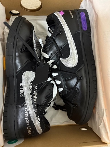 OFF-WHITE × NIKE DUNK LOW 1 OF 50 