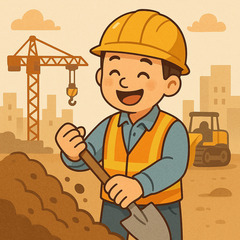 🛠【建設作業スタッフ募集】🛠　未経験OK・全額日払い対応・長期勤務歓迎