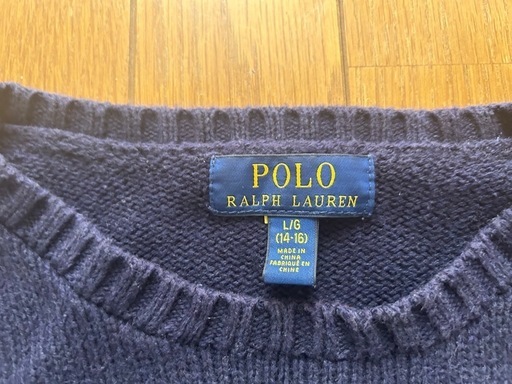 Polo Ralph Lauren ネイビーセーター L/G