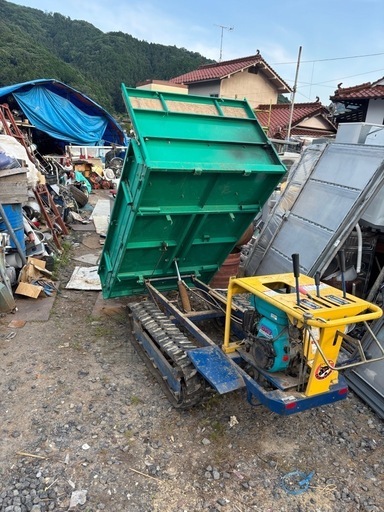 クローラ運搬車　油圧ダンプ