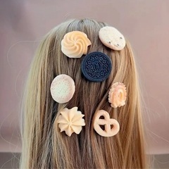 ビスケット　ヘアピン7点セットの画像