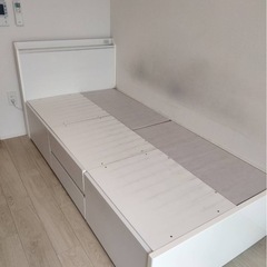 引き出し付き　シングルベット