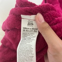 海外購入品　ディズニー　トイストーリー ロッツォ ROSSO フード付きブランケットの画像